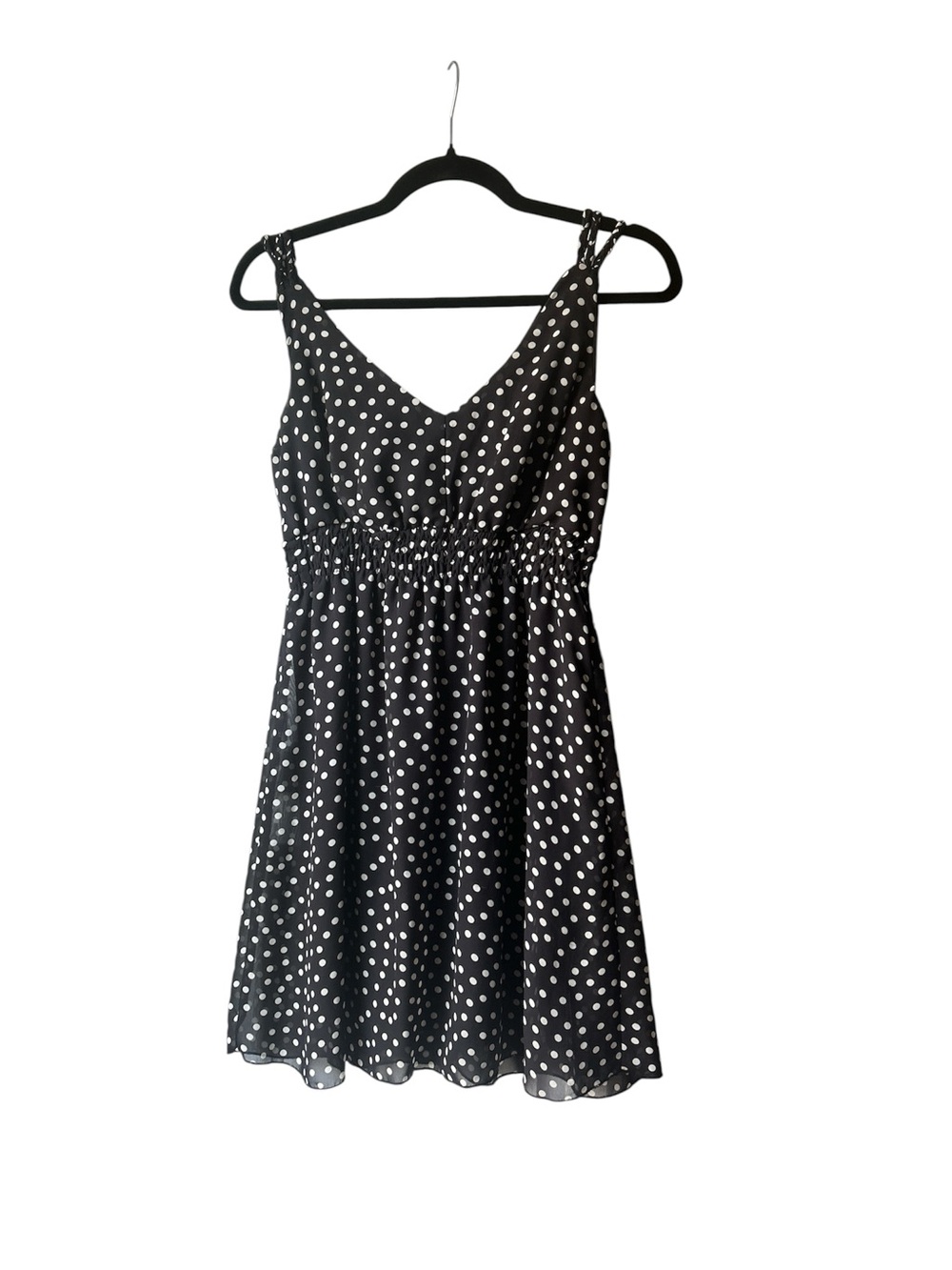 Charlotte Russe Black and White Polka Dot Mini Dress